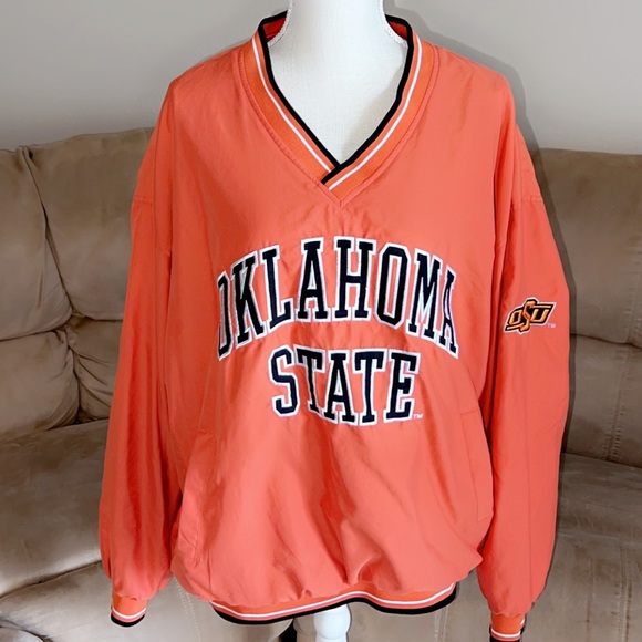 OKLAHOMA STATE UNIVERSITY Varsity Pullover Jacket - Picture 1 of 7